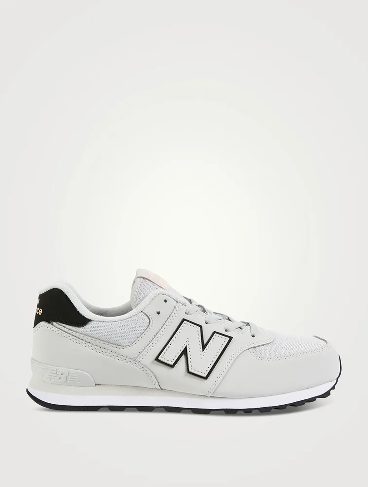 574 Kids Fashion Metallic Sneakers