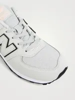 574 Kids Fashion Metallic Sneakers