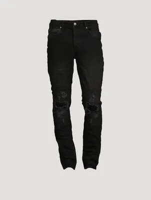 Chitch Blu Bottle Trashed Slim-Fit Jeans