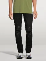 Chitch Blu Bottle Trashed Slim-Fit Jeans