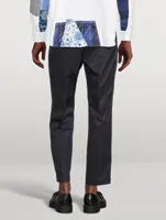 Cotton Straight-Leg Pants