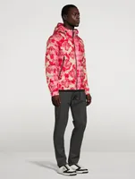 Keagan Quilted Down Jacket Abstract Print
