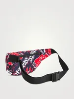 Canvas Belt Bag In Archive Manifesto Bandana Print