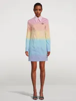 Rainbow Mini Shirt Dress