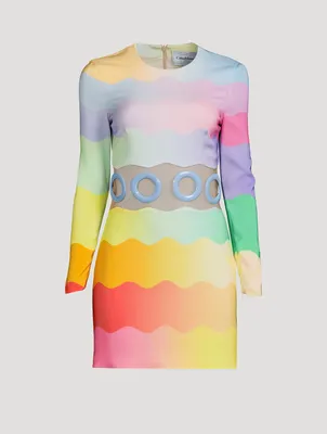 Waist Cut-Out Bodycon Mini Dress