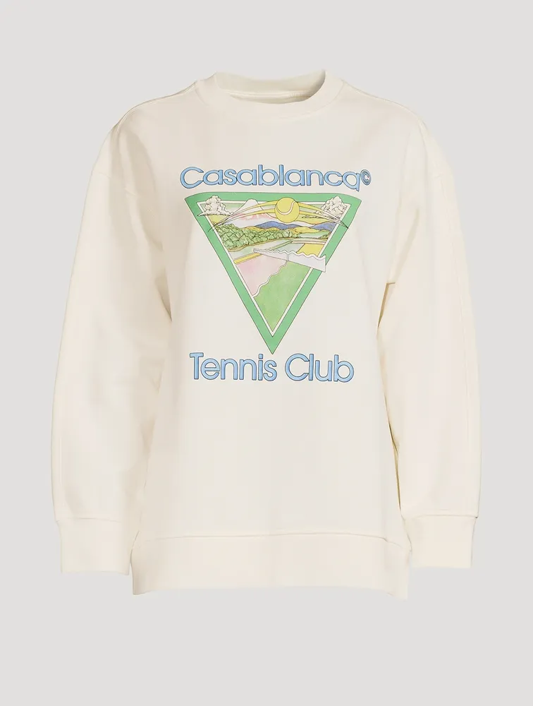 Screen-Printed Boyfriend Sweatshirt