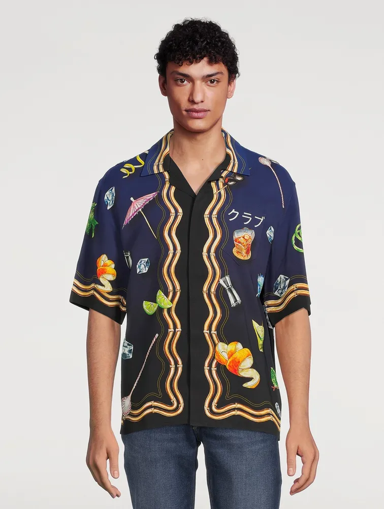 Casa Club Silk Cuban Shirt