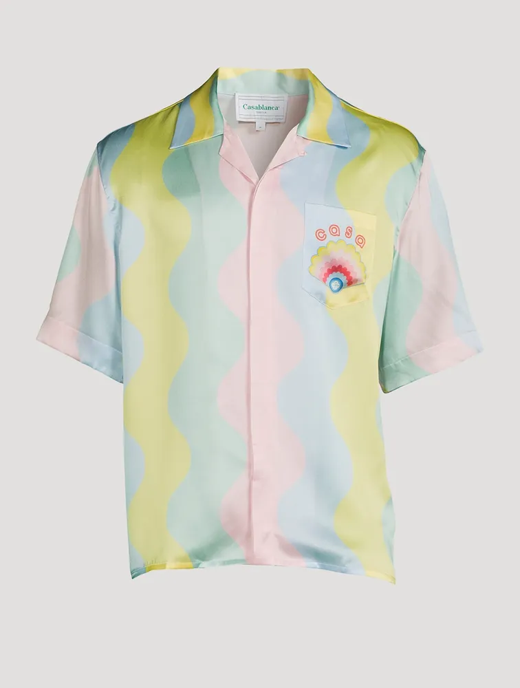 Casa Shell Silk Cuban Shirt