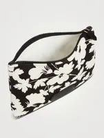 Neoprene Scuba Small Pouch In Floral Print