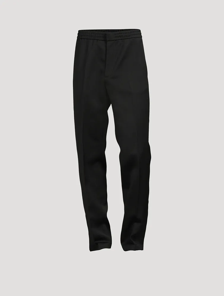 Wool-Blend Sport Pants