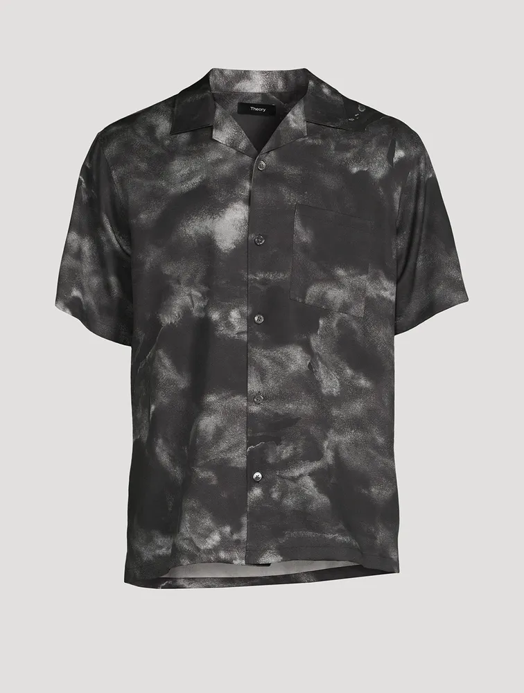 Noll Short-Sleeve Shirt Cloud Print