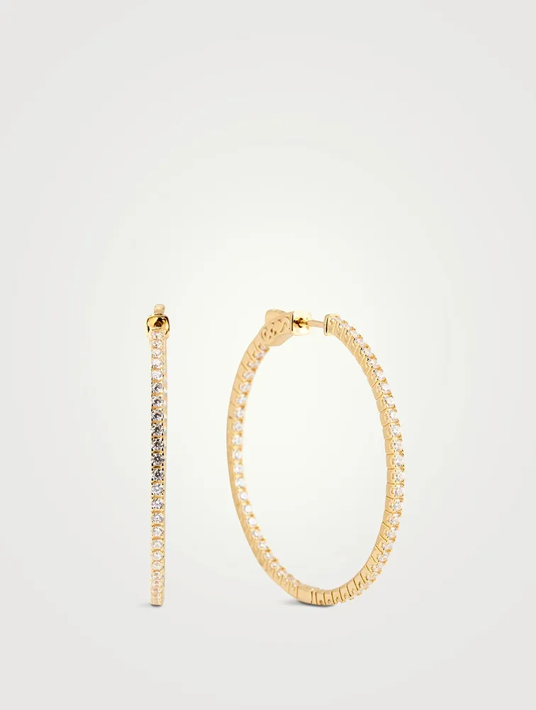 Large Paloma 18K Gold Vermeil Hoop Earrings