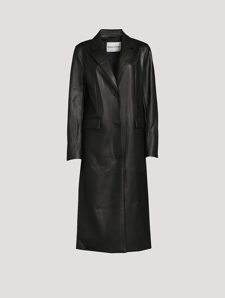 Zoie Faux Leather Coat