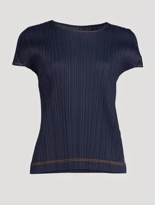 Ramie Denim Top