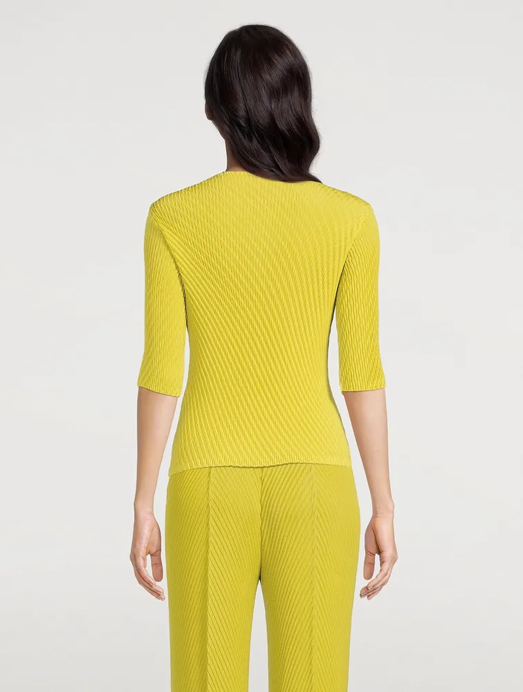 Rhombus Pleats Top