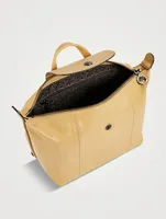 Le Pliage Cuir Backpack