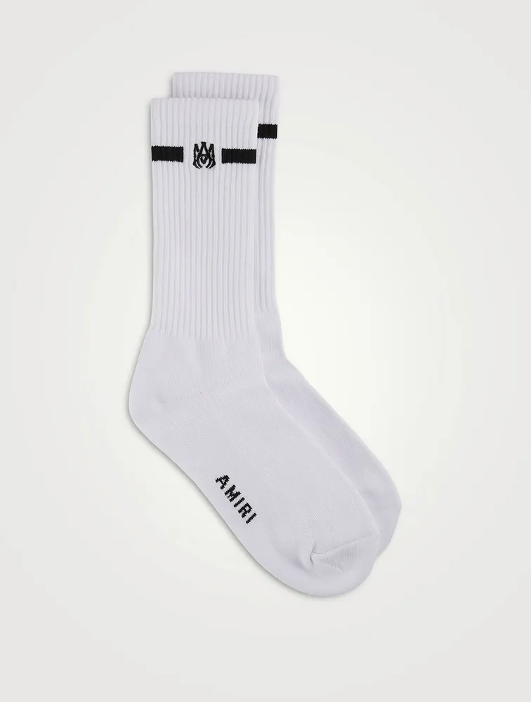 M.A. Micro Logo Athletic Socks