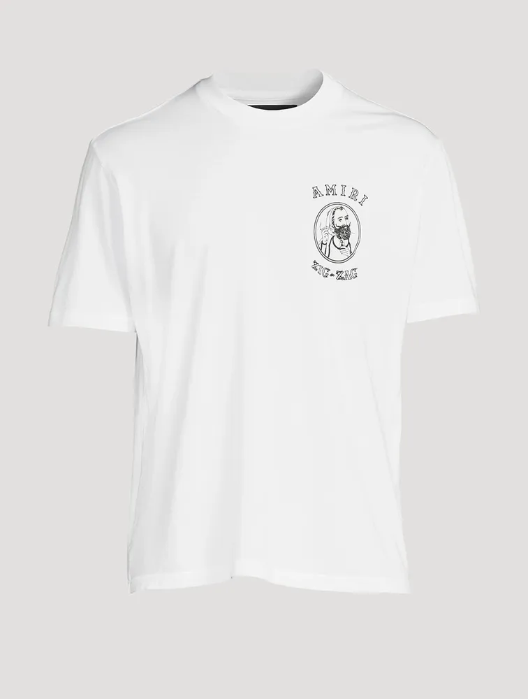 Zig-Zag Cotton Logo T-Shirt