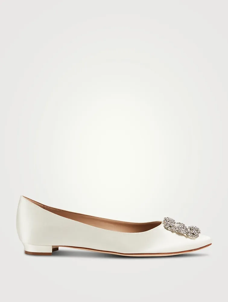 Hangisi Satin Ballet Flats