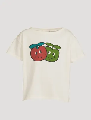 Apple Friends Cotton T-shirt