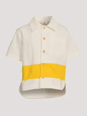 Trouble Maker Cotton Short-Sleeve Shirt