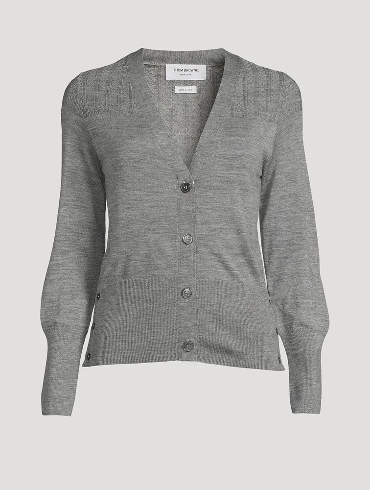 Fine Merino Wool Cardigan