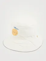 Reversible Bucket Hat Lemon Print