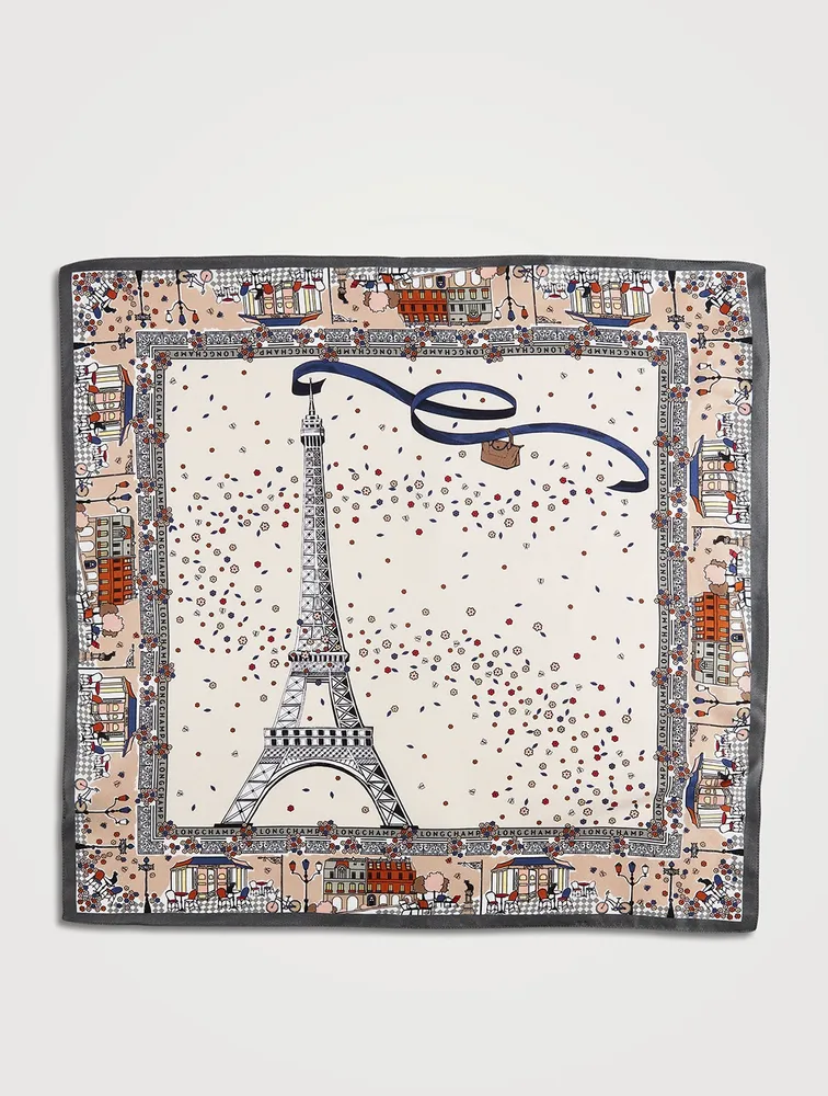 Le Pliage Paris Silk Scarf