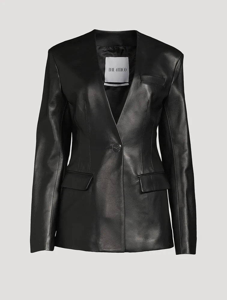 Leather Blazer