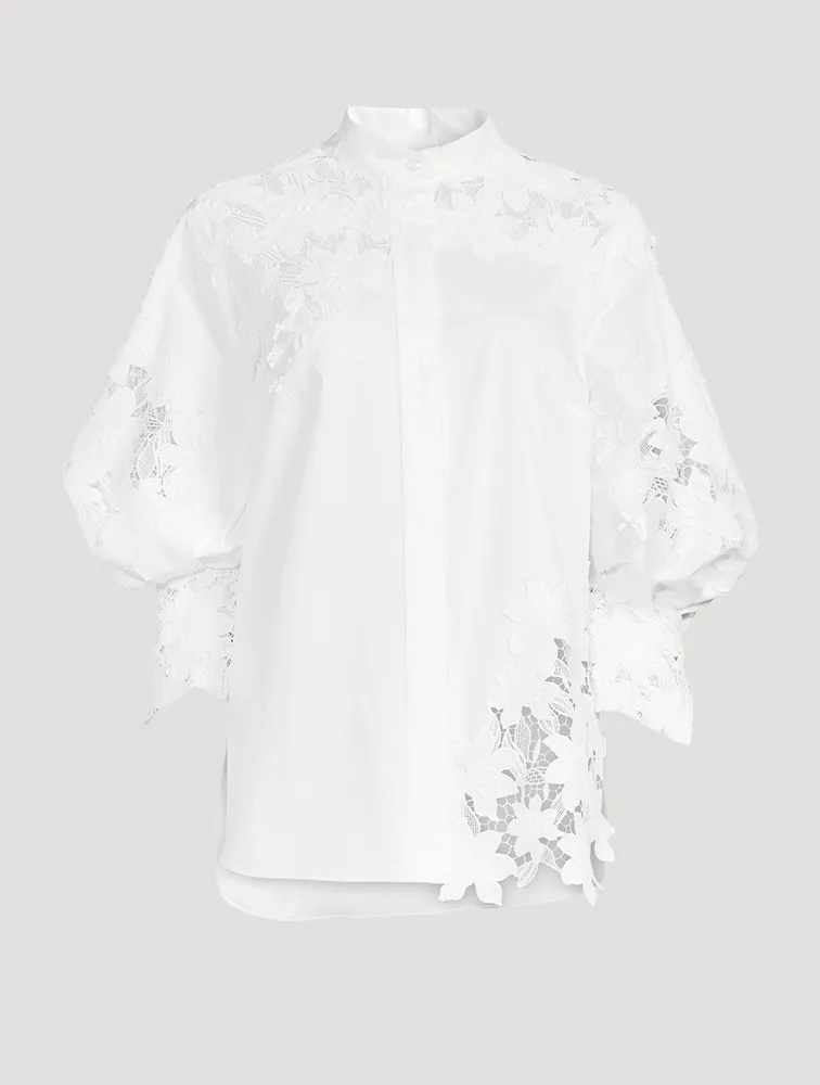 Tiger Lily Guipure Lace Shirt