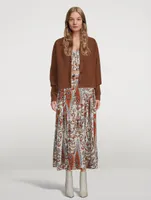Tulay A-Line Midi Skirt Ladeo Print