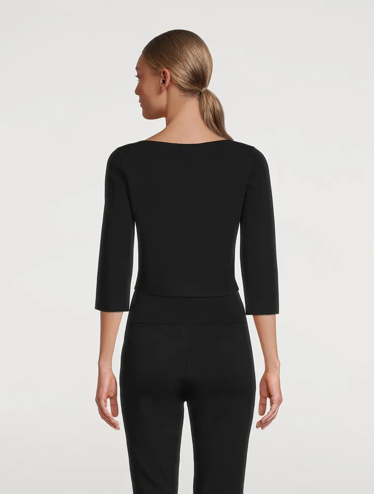 Compact Knit Top