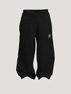 Cotton Sweatpants With Slit