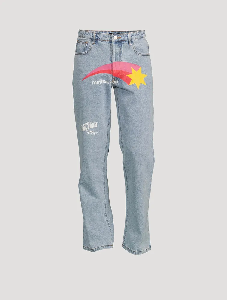 Cotton Star Logo Jeans