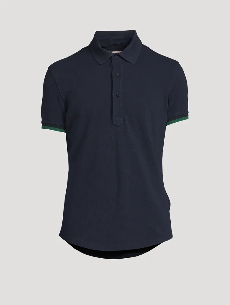 Sebastian Ribbed Cotton Polo Shirt