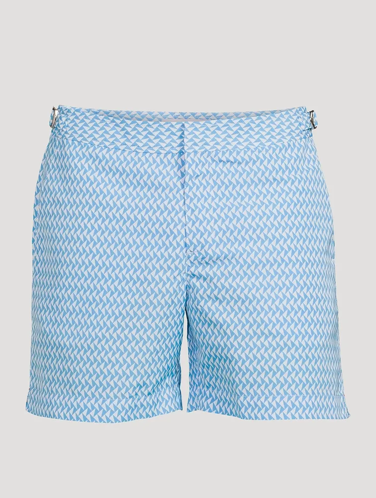 Bulldog Swim Shorts Geo Print