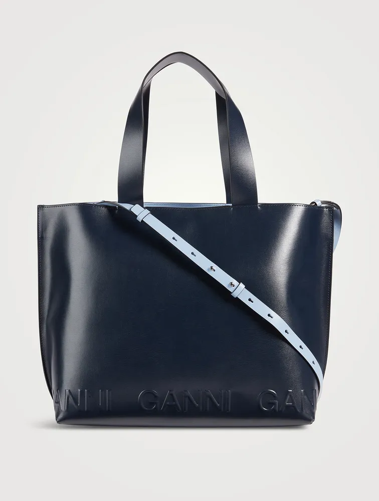 Banner Leather Tote Bag