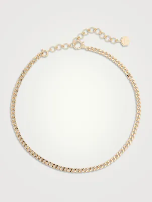18K Gold Baby Link Necklace