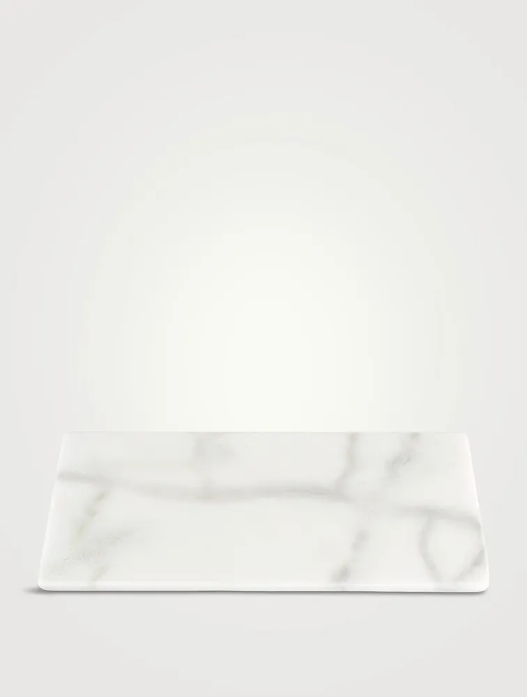 Small White Marble Rectangular Serving Board