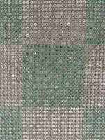 Crystal Mesh Crossbody Bag In Check Print