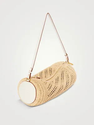 Loewe x Paula’s Ibiza Raffia Bracelet Pouch