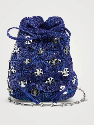 Raffia Bucket Bag