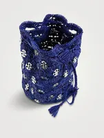Raffia Bucket Bag