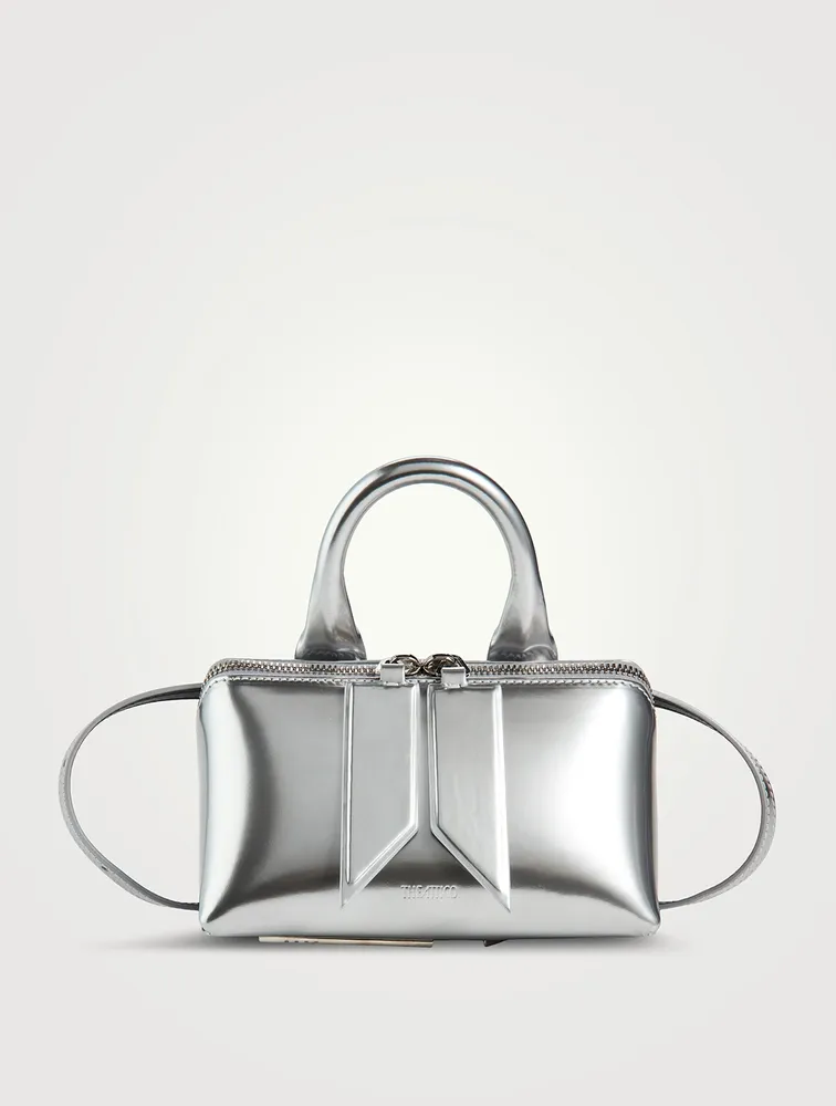 Friday Metallic Leather Crossbody Bag