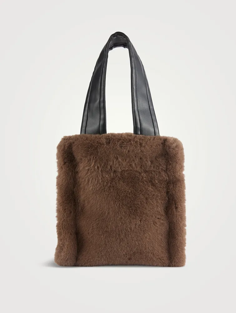 Lisetnis Faux Fur Tote Bag