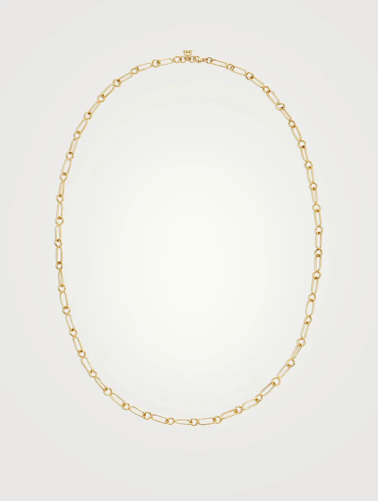 18K Gold River Chain Necklace