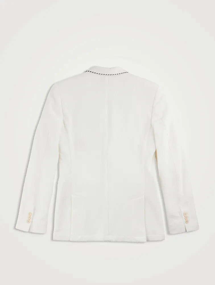 Edgar Tailored Jacket With Stripe Piping