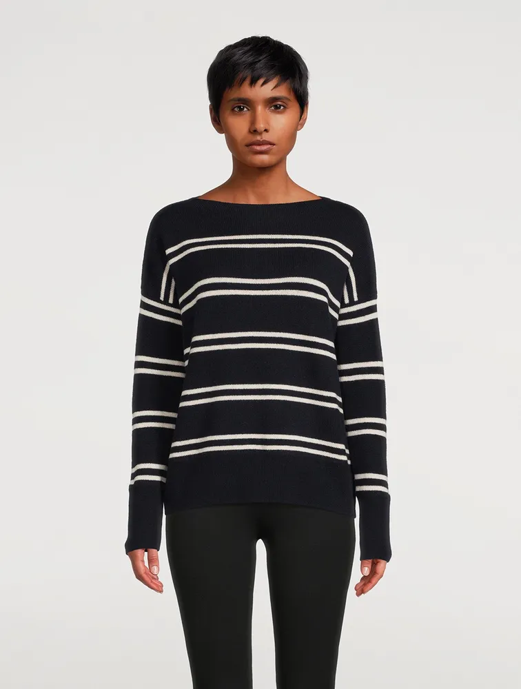 Double Stripe Wool And Cashmere Sweater