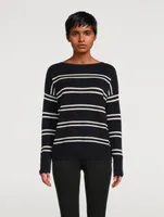 Double Stripe Wool And Cashmere Sweater