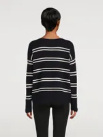 Double Stripe Wool And Cashmere Sweater
